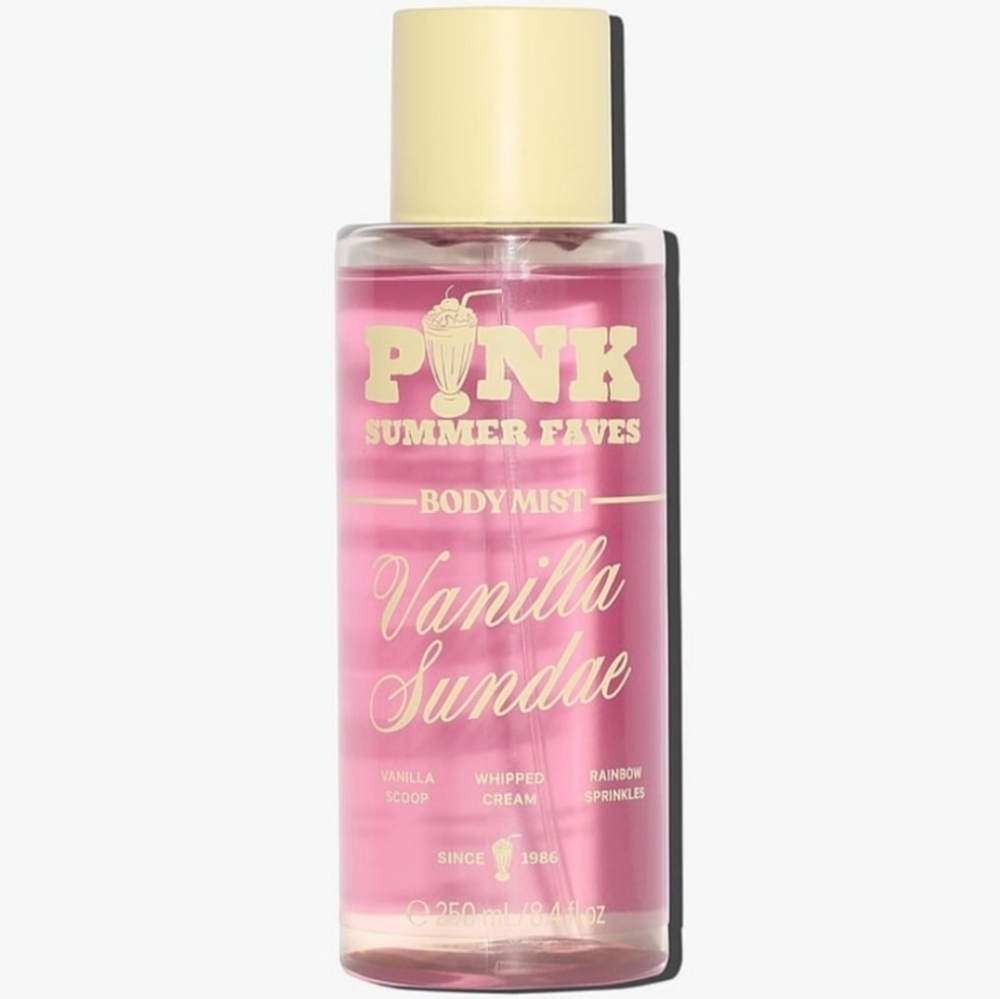 PINK Victoria's Secret Vanilla Sundae Body Mist ๐